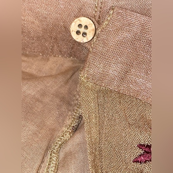 Raga By‎ Anthropologie Floral Faux Wrap Mini Skirt Women S Boho Prairie Festive - Picture 7 of 8